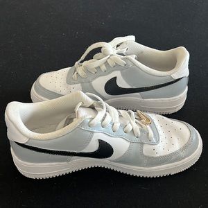 Nike grey custom shoes